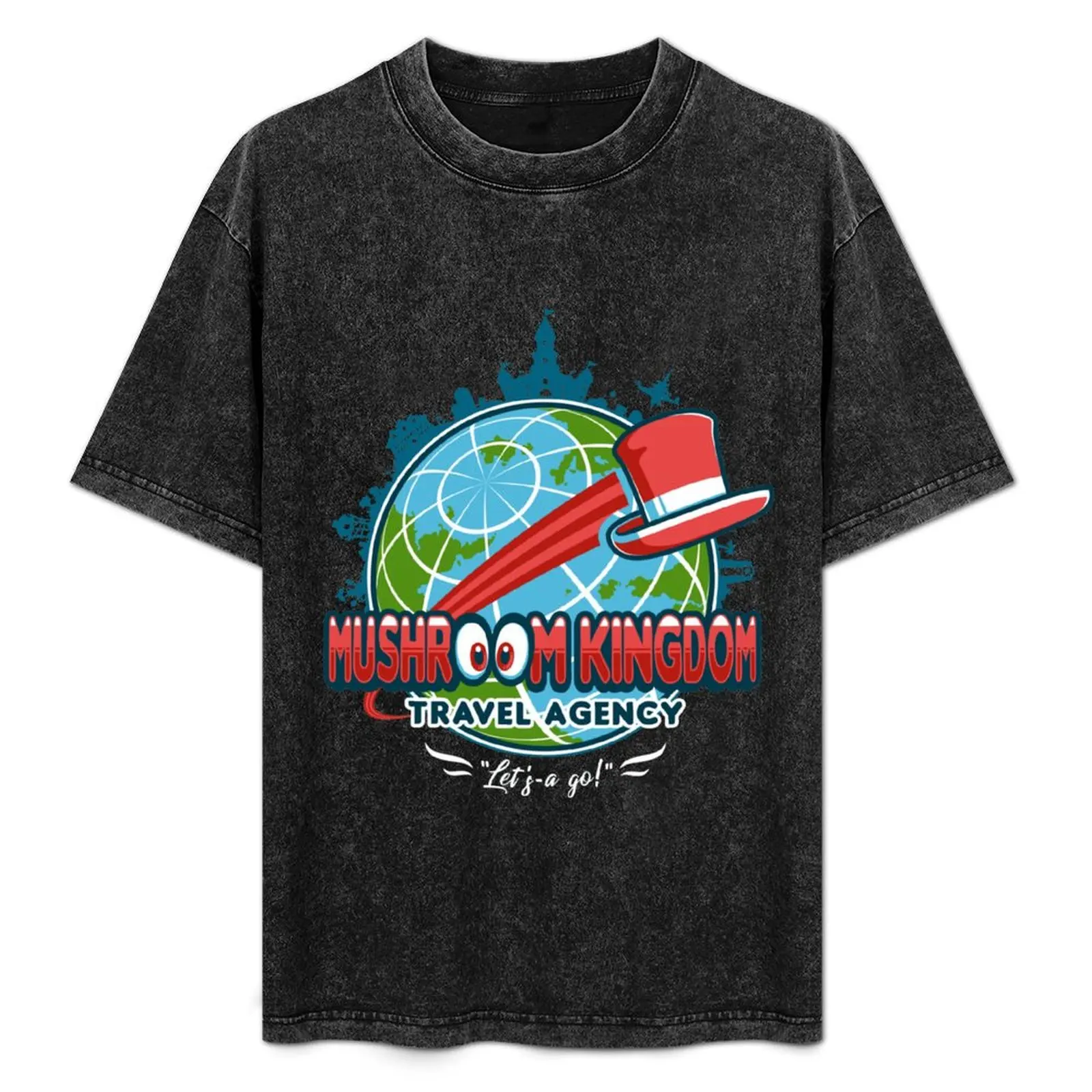 

Mushroom Kingdom Travel Agency T-Shirt Holiday Party T-Shirt for Men