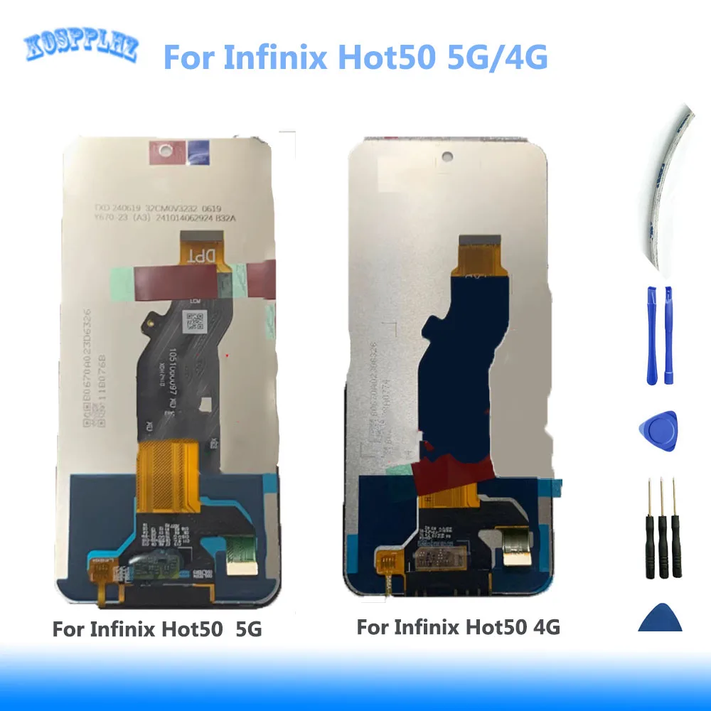 

For Infinix Hot 50 5G X6720 LCD Display Touch Panel Screen Digitizer Assembly For Hot50 5G X6720 LCD 6.7"