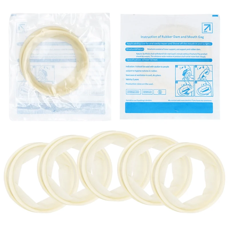 5Pcs Dental Kofferdam Mund Opener Einweg Intraorale Lippen Retractors O Form Wange Expander Zahnmedizin Werkzeuge – Detail 1