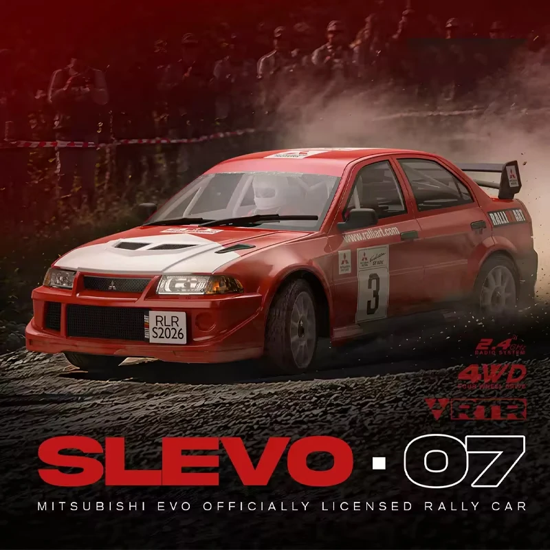 LLL 1/7 EVO6.5TME Rally Car Remote Control Electric Professional Rc High-Speed Brushless Four-Wheel Drive Off-Road Model Vehicle