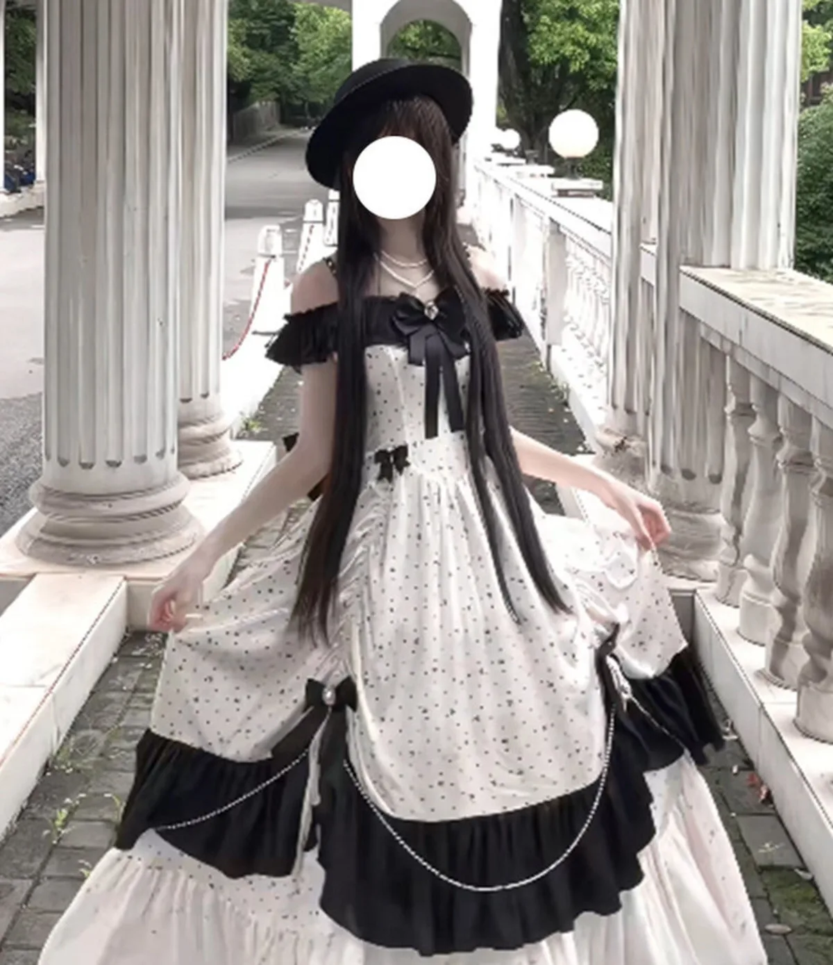 New Exquisite Beauty Off-the-shoulder Lolita Evening Dress Skirt Bride Coming-of-age Ceremony Student Birthday Party Host