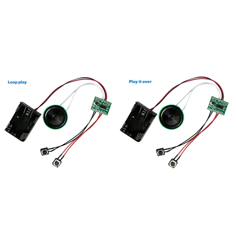 4 minutos de gravação de controle de luz módulo de chip de som de voz gravável módulo de voz gravável reproduzir uma vez
