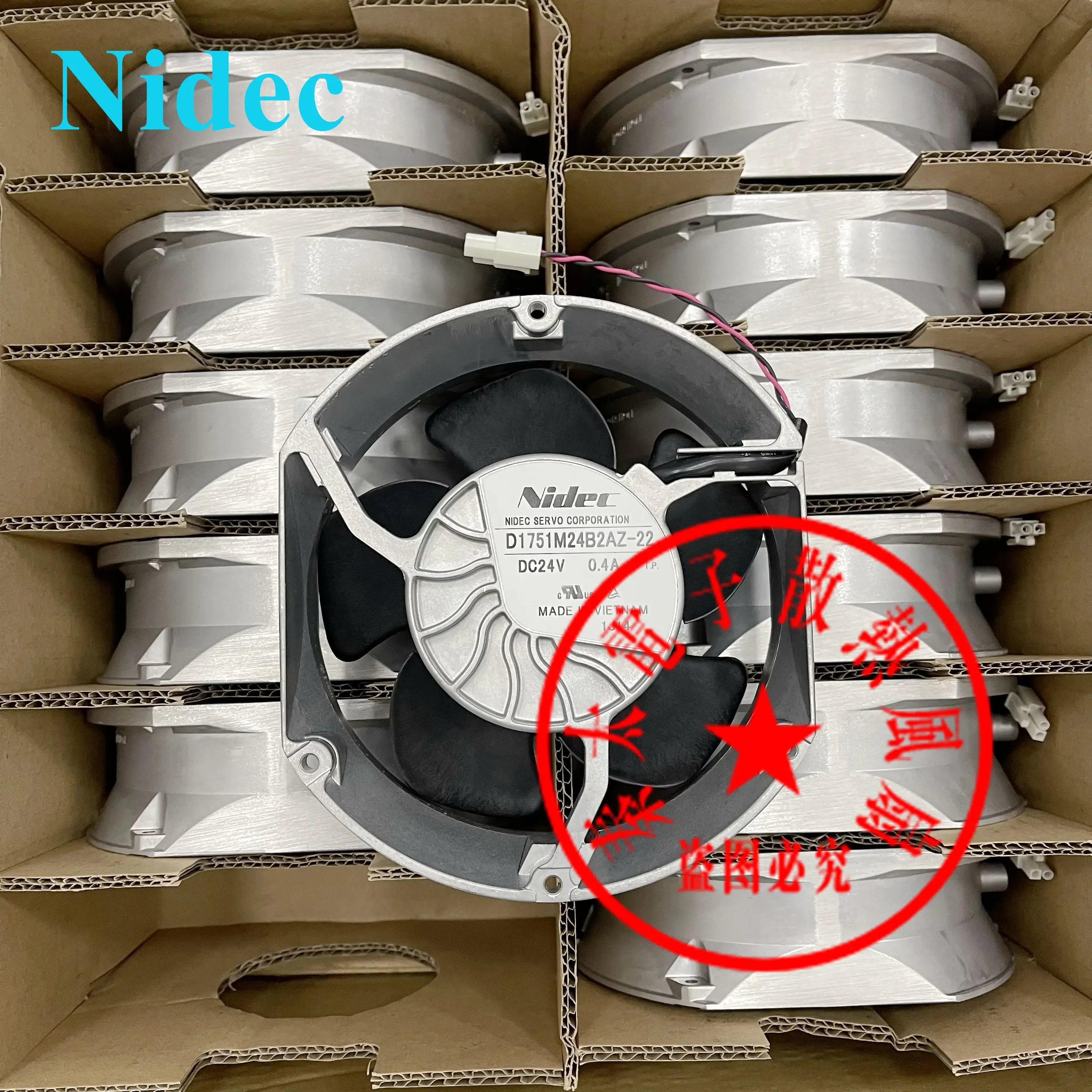 

Ltsf For SERVO D1751M24B2AZ-22 DC 24V 0.4A 172x150x50mm 2-Wire Server Cooling Fan