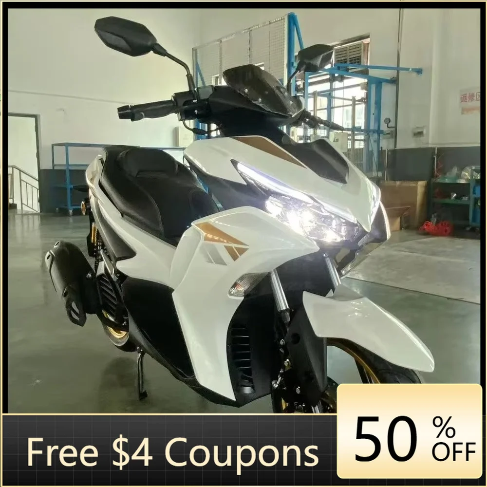 Rs Factory direct sales NVX 200cc custom motorcycle, high-quality street gas scooter, off-road air-cooled engine, hot-selling