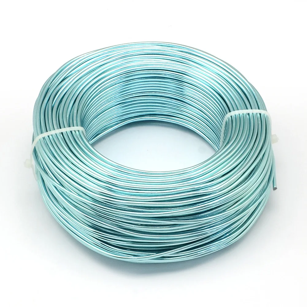 1000g/rol 0,8mm/1,0mm/1,5mm/2,0mm/2,5mm/3,0mm Kleurrijk Aluminium Zacht Metaal Ambachtelijke Draad voor DIY Sieraden maken
