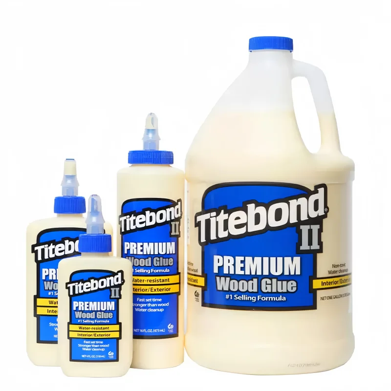 Original Titebond Wood Glue II III Waterproof Woodworking Adhesive Strong Bond for Furniture Repair Carpentry DIY Wood Projects