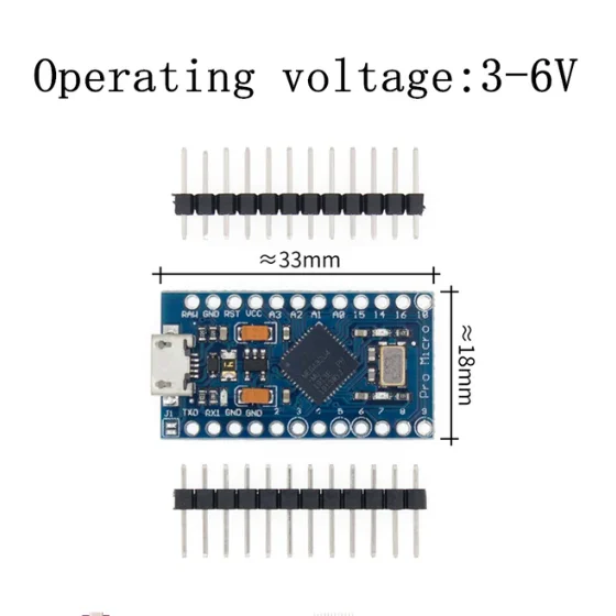 Pro Micro using Atmega32U4 self usb updater 5V/16M microcontroller development board for Arduino bootloader