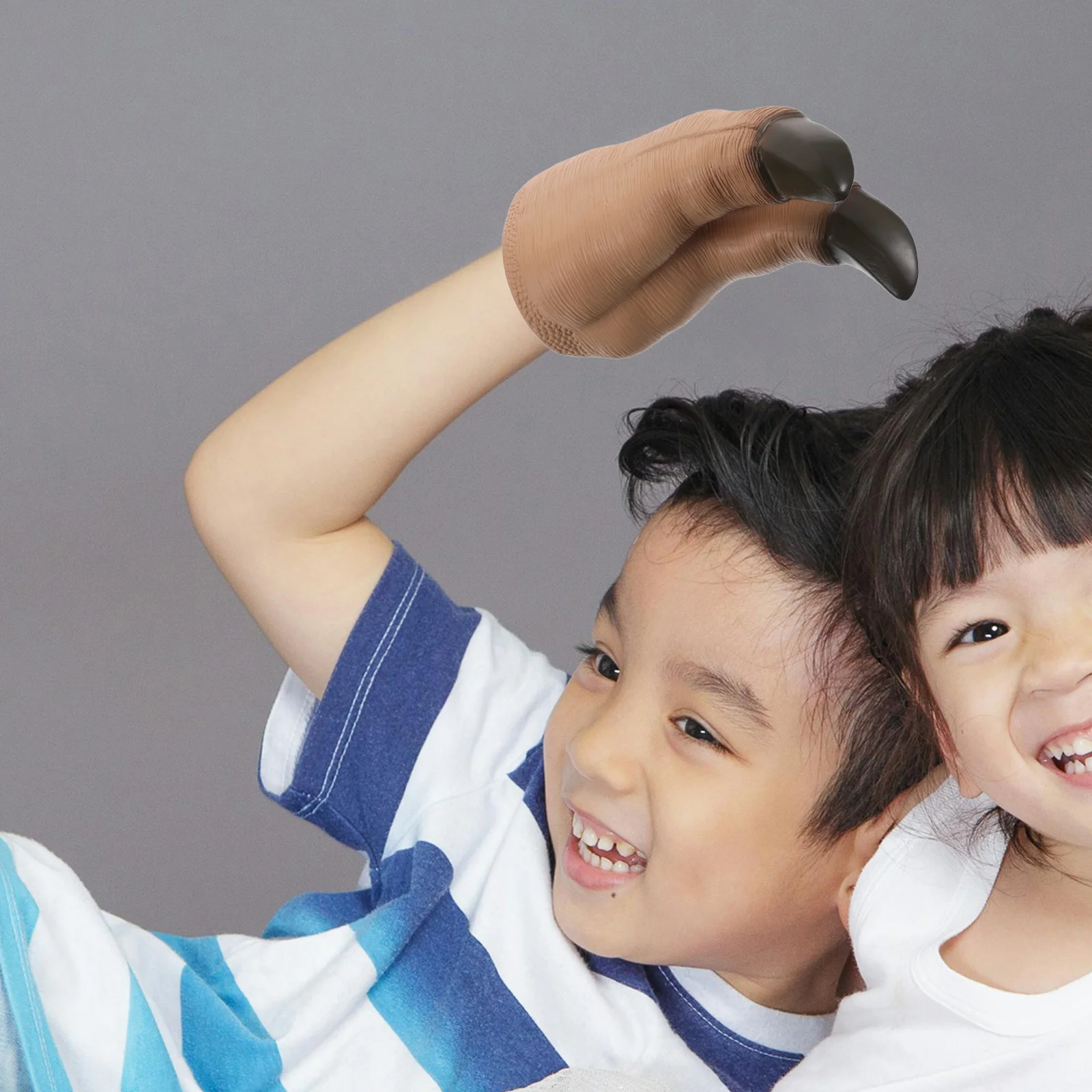 

Dinosaur Hand Puppets Realistic Vinyl Animal Gloves for Kids Roleplay Parent Child Interaction Theater Performance Props