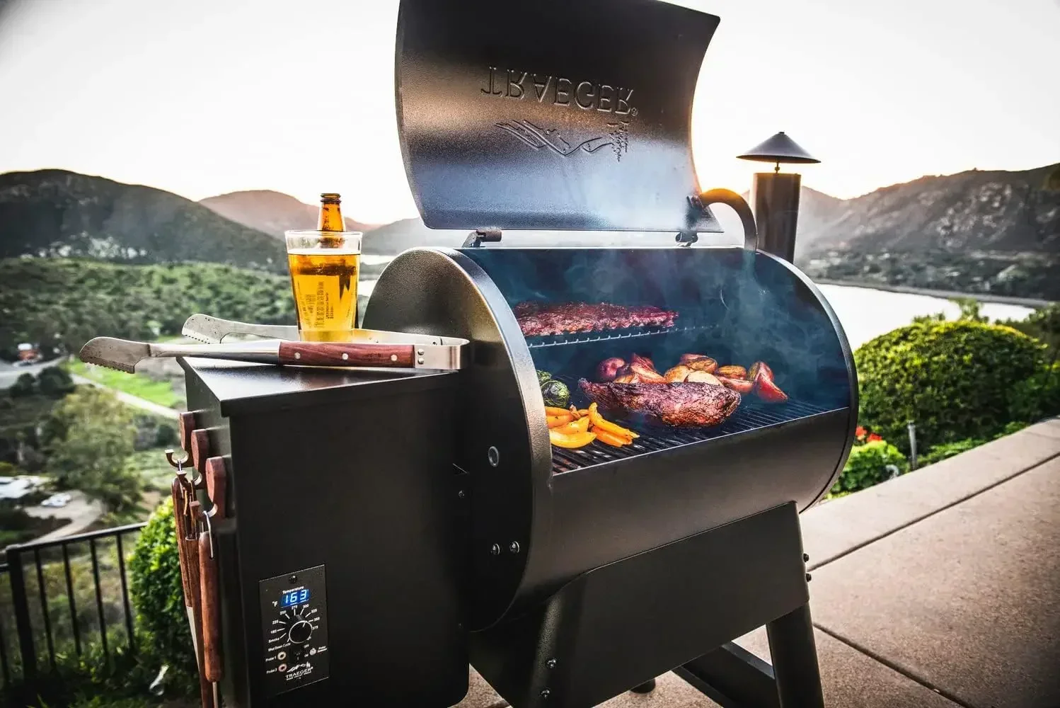 Afbeelding 4: Voor Grills Pro 22, elektrische houtpelletgrill en roker