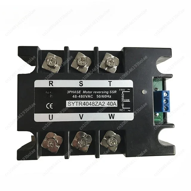 40A Three phase motor control module SSR solid state relay 3 phase solid state motor reverser, ac 90-280V control