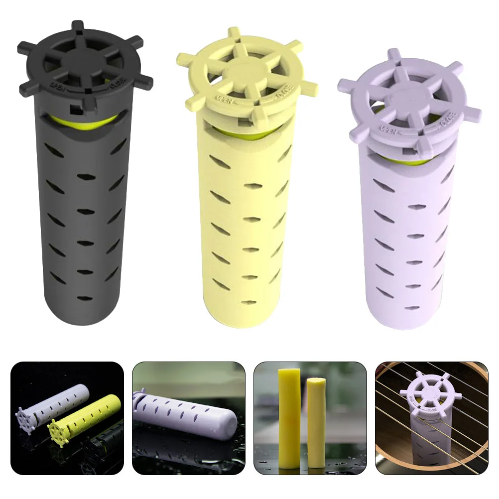 

3Pcs Sound Hole Guitar Humidifier Universal Macaron Color High-Density Sponge Instrument Maintenance Tool Sound Hole Humidifier