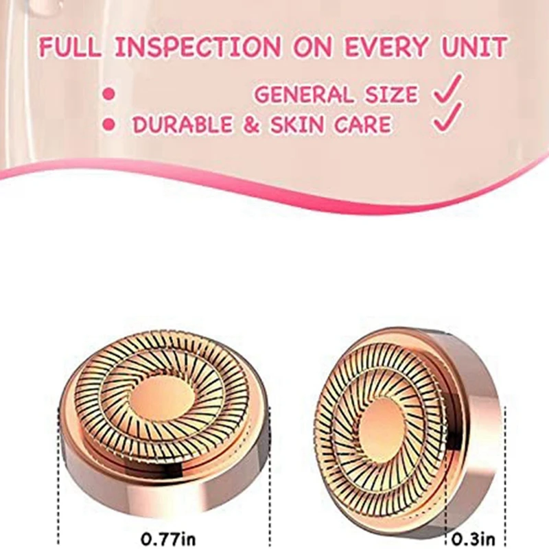 رؤوس بديلة 8X من Hot 8X، رؤوس بديلة لإزالة شعر الوجه للنساء الجيل 2