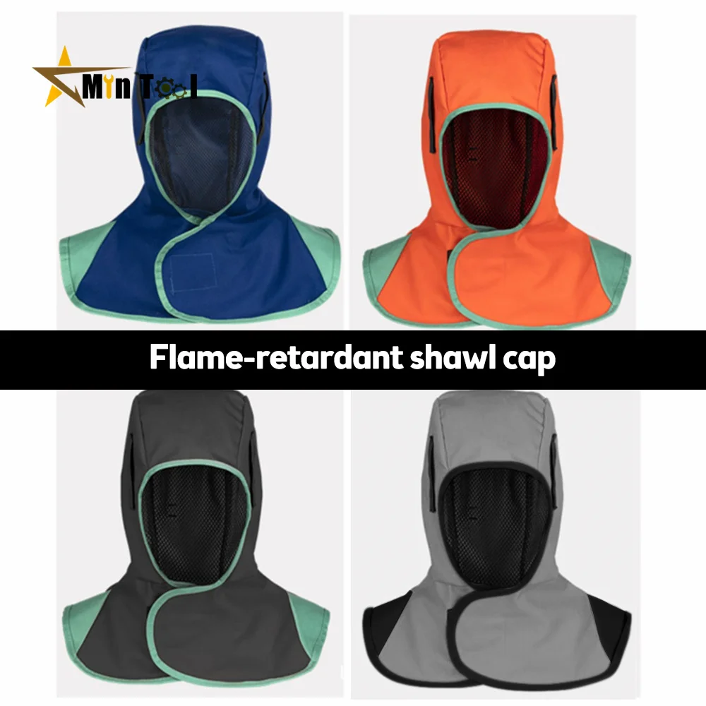 Imagem -05 - Lavável Flame-retardant Protective Welding Hood Respirável Neck Cover para Welder Cap Hand Tool