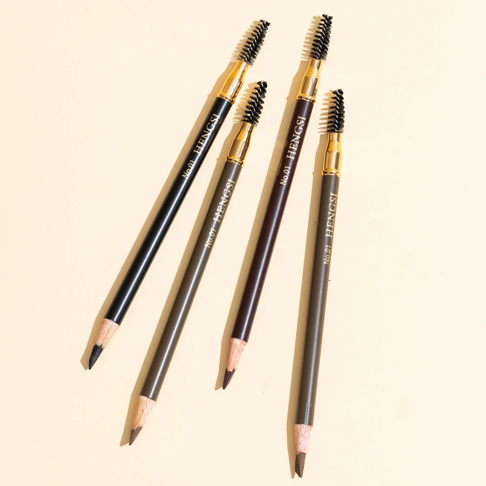 3 قطعة/1 قطعة مقاوم للماء مقاوم للعرق طويل الأمد قلم الحواجب برأس فرشاة ، قلم الحواجب لفنان ماكياج المهنية الطبيعية #5