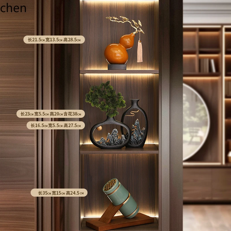 YXY Office Living Room Study Decoration High-end Wine Cabinet Ornament Curio Cabinet Entrance Decoration