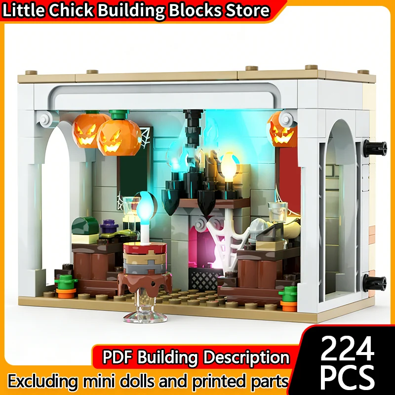 

Magical Movie Model MOC Building Bricks Underground Secret Room Modular Technology Children Holiday Gifts Assemble Toys Suit