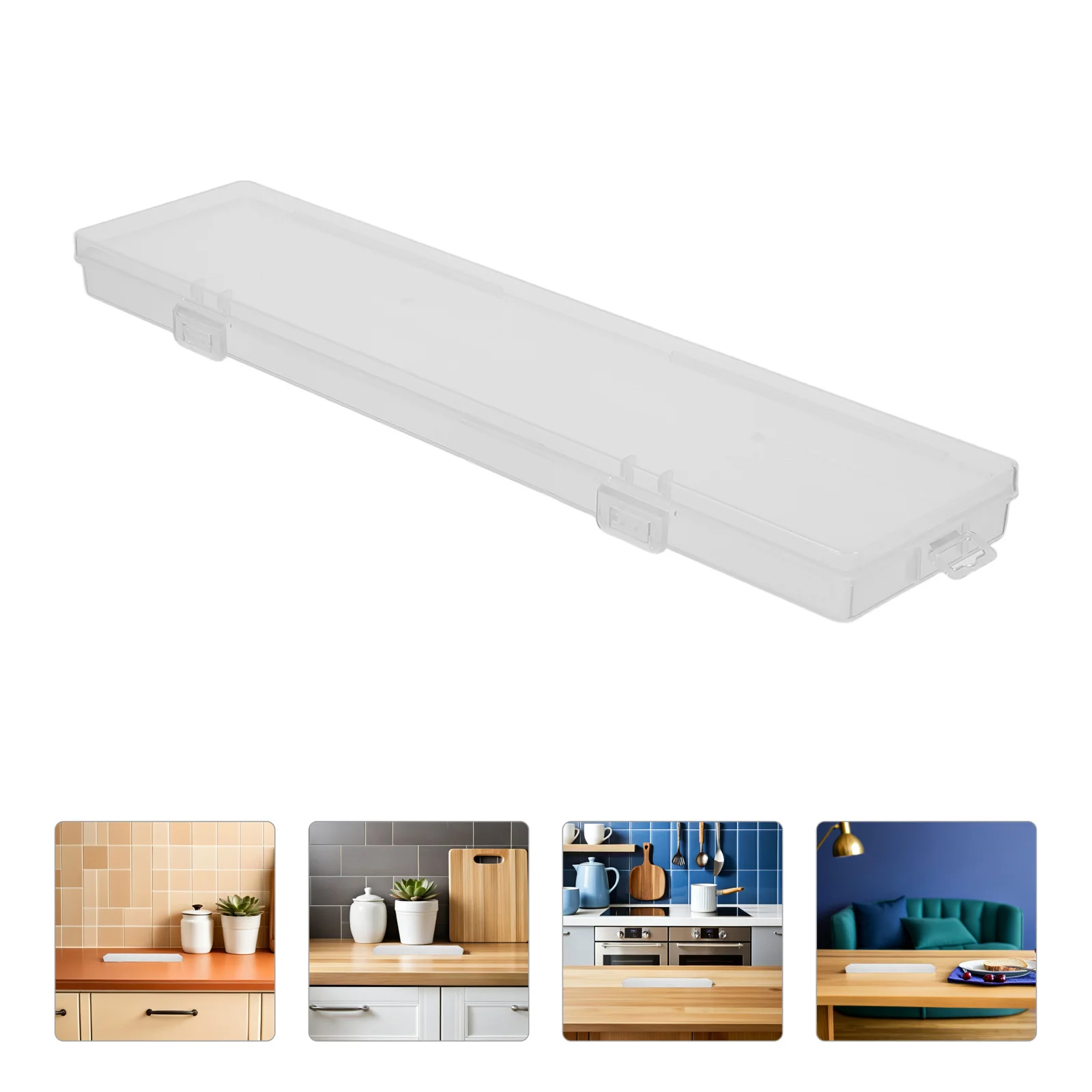 

12Pcs Transparent Chopstick Storage Box Portable Flatware Container Dustproof Reusable Cutlery Organizer Tableware Case for Work