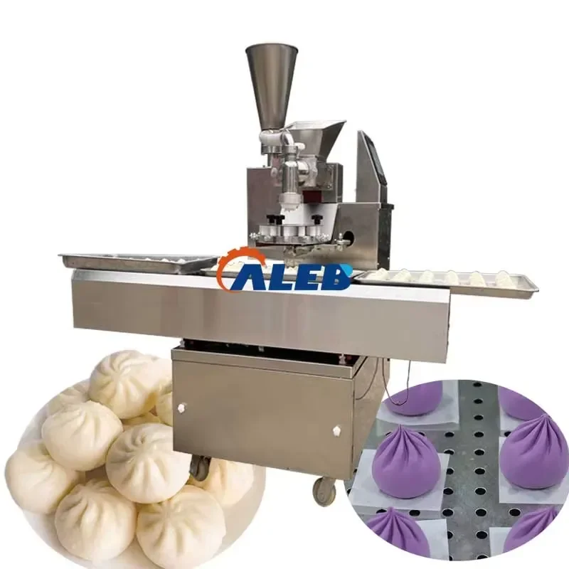 YWM Certificate Fully Automatic Baozi Forming Machine with Tray Arranging Commercial Steamed Bun Maker Baozi Encrusting