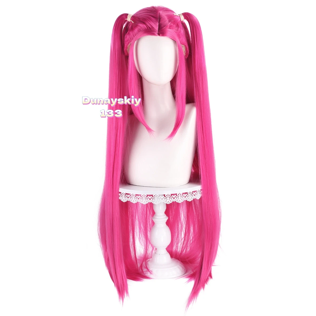 루미 미라 조이 코스프레 가발 악마 합성 머리 무료 가발 모자 남성 여성 헌터 할로윈 파티 소품에 이상적