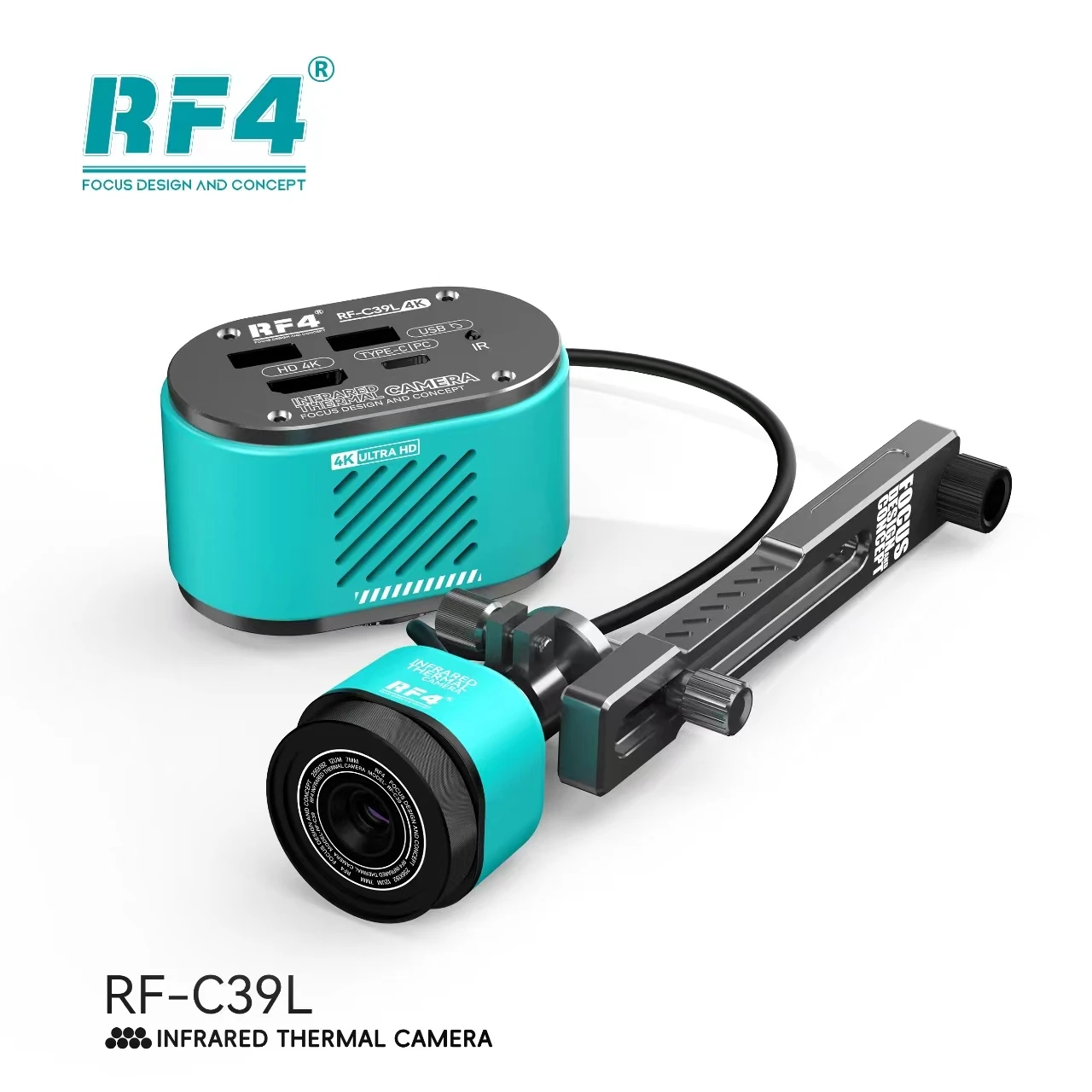 RF4 RF-C39L 4k Camera Dual-Spectral Thermal Imager With Fixed Trestle For Microscope Motherboard PCB Repair Analyzing Tools