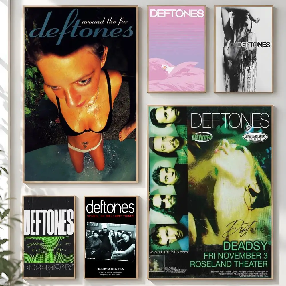 D-Deftones Singer Kraft Classic Movie Poster Creative Room Art For Dorm Bedroom Study Apartment Home Gift