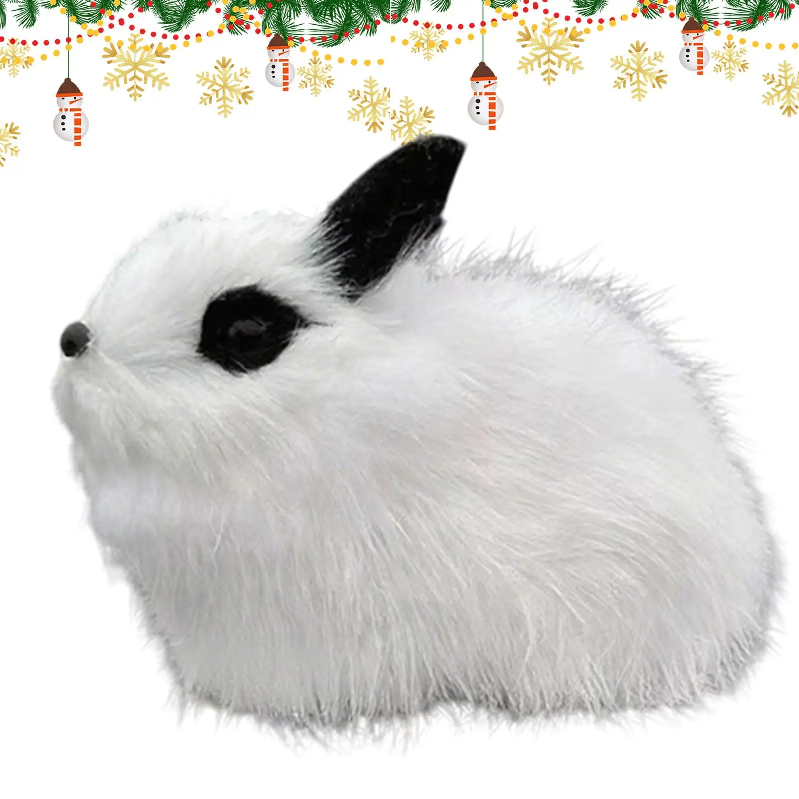 

Мягкие игрушки, куклы-кролики, очаровательный рождественский декор, плюшевая модель кролика, мягкий спальный компаньон, мягкая кукла-кролик для