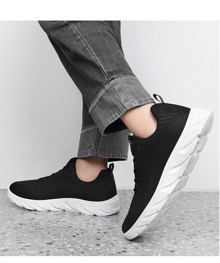 Beliebte Paar-Herrenschuhe für Frühling und Herbst, atmungsaktives Mesh, große Größe, Sneaker, leichte Outdoor-Laufschuhe, Größe 38-47 – Detail 5