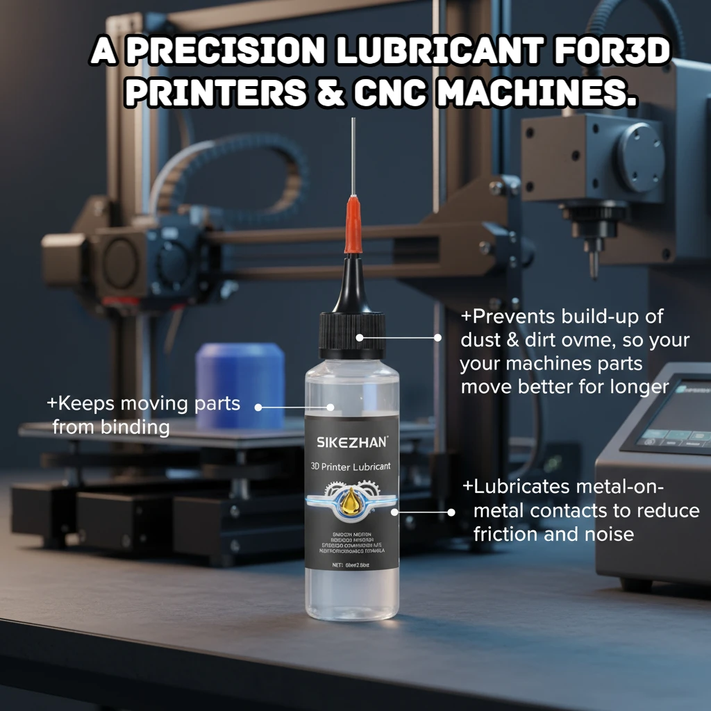 

3D Printer/CNC Precision Lubricant,High-Efficiency Long-Lasting Anti-Wear&Noise Reducing Industrial Grade Extends Equipment Life