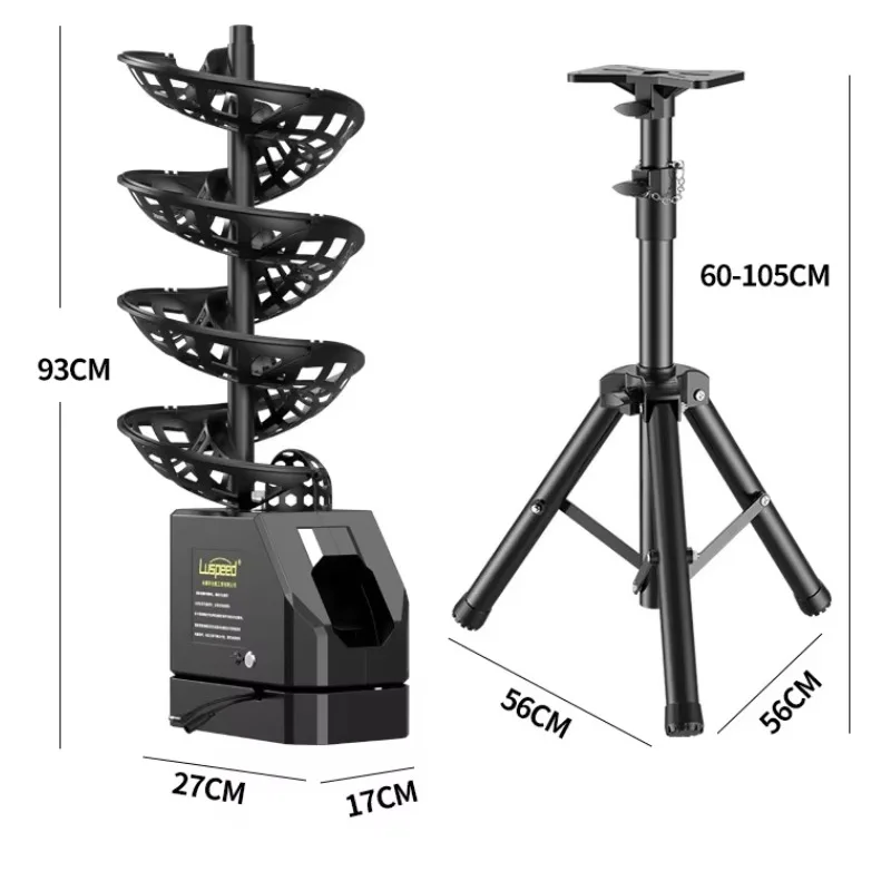 Professional inflatable ball and tennis ball machine with remote control - portable automatic trainer