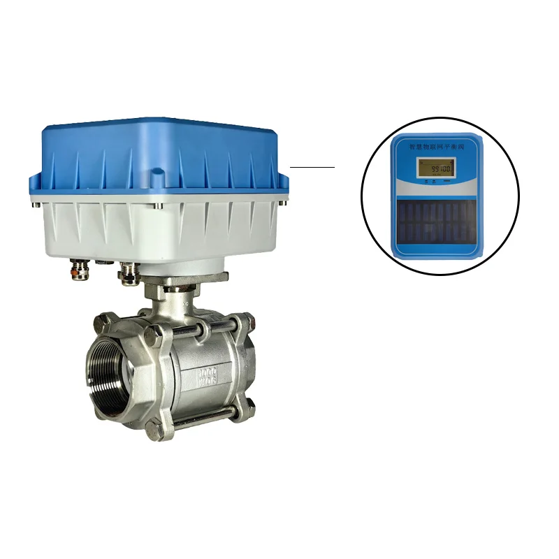 DN32 Smart Stainless Steel Ball Valve Electricity Temperature Control Ball Valve NB-IOT Solar Wireless Control Valve