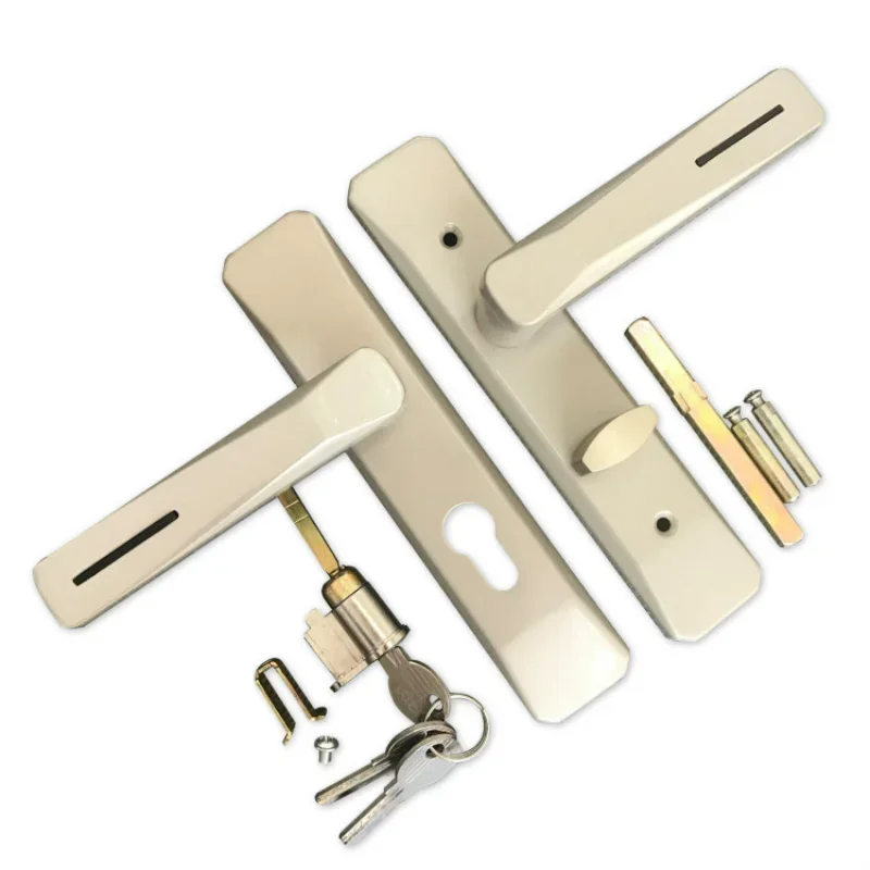 

Bathroom Lock, Toilet Door Lock, Plastic Steel Lock, Bathroom Glass Door Flush Door, Aluminum Alloy Door Lock with Key