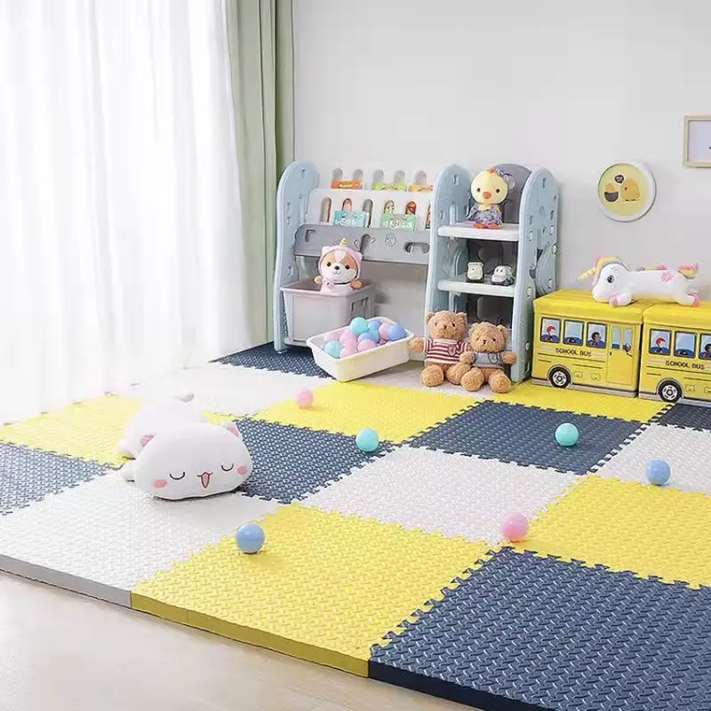 9pcs Baby Play Mat Puzzle Floor Kids Carpet Mattress EVA Foam Interlock Educational Toy Play Mat for Children Bedroom Tatami Rug