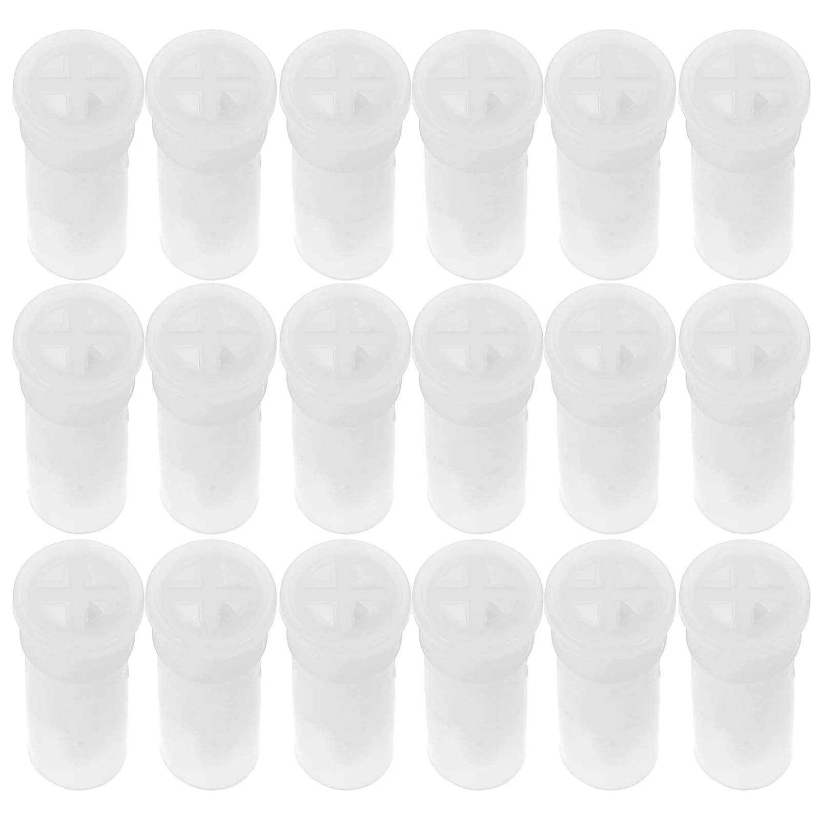 50 Pcs BB Apito Crianças Brinquedos Conveniente Squeaker Plástico Branco DIY Squeakers