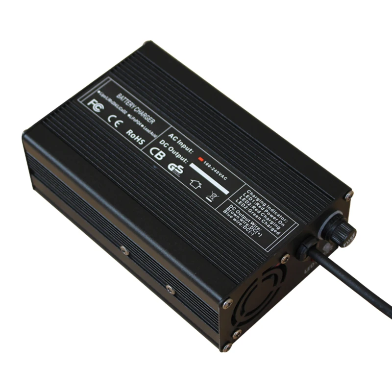 71.4V 4A Smart Li-ion lithium battery Charger 17S 60V 20AH For DC110 -220V Output 71.4V 2A Volt