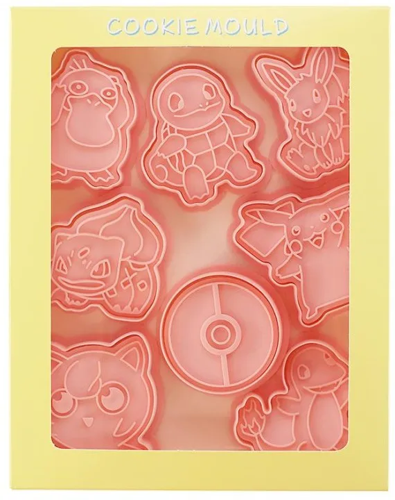 8pcs Pokemon Figures Cookie Cutters Sets Cute Cartoon DIY Bakery Mold Biscuit Press Stamp Embosser Sugar Pasty Anime Cake Mould