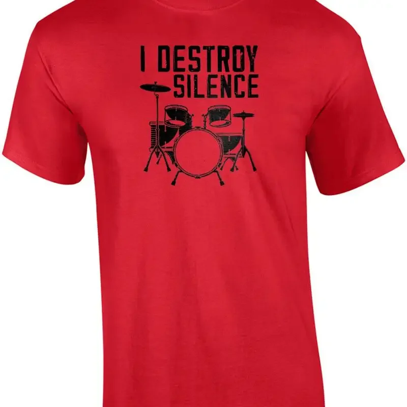 I destroy silence - drummer t-shirt