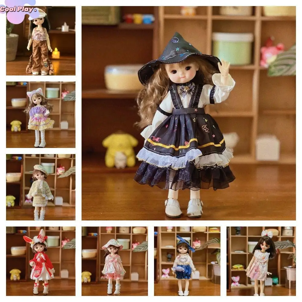 

Toy Accessories BJD Doll's Clothes Toy Clothes Toy Outfit Simulated Eye Hinge Doll Dress 3D Eyes DIY Clothing