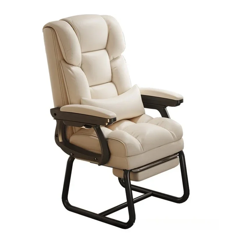 Computer Chair Home Office Chair Comfortable Sedentary Leisure Sofa Chair Recumbable Chair Book Desk Chair Bow Chair Fixed Foot