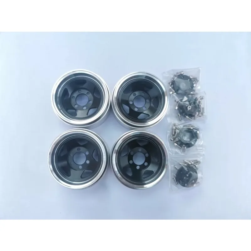 

1.9-inch Retro Non Stick Wheel Hub with Adapter for 1/10 RC Crawler Car AXIAL SCX10 RC4WD D90 Upgrade and Modify Accessories