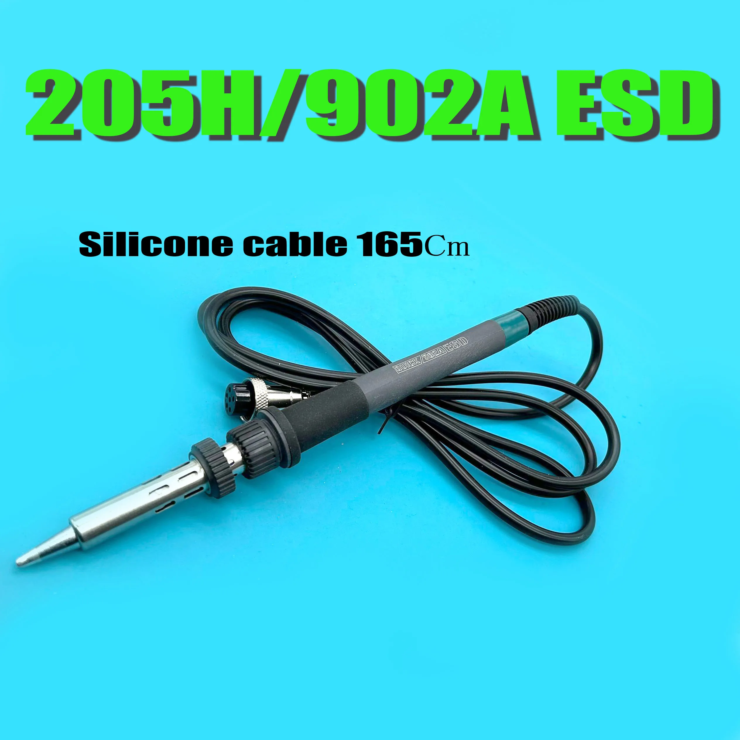 High-quality Silver hot core 150W-902A Soldering Iron Handle for QUICK 205H 205 3205 Soldering Station Replacements