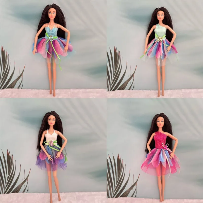 

Good Quality Doll Dress Clothes Birthday Party Performance Saree Dresses Fashion Dress Up Doll Accessories For 30cm 1/6 Dolls