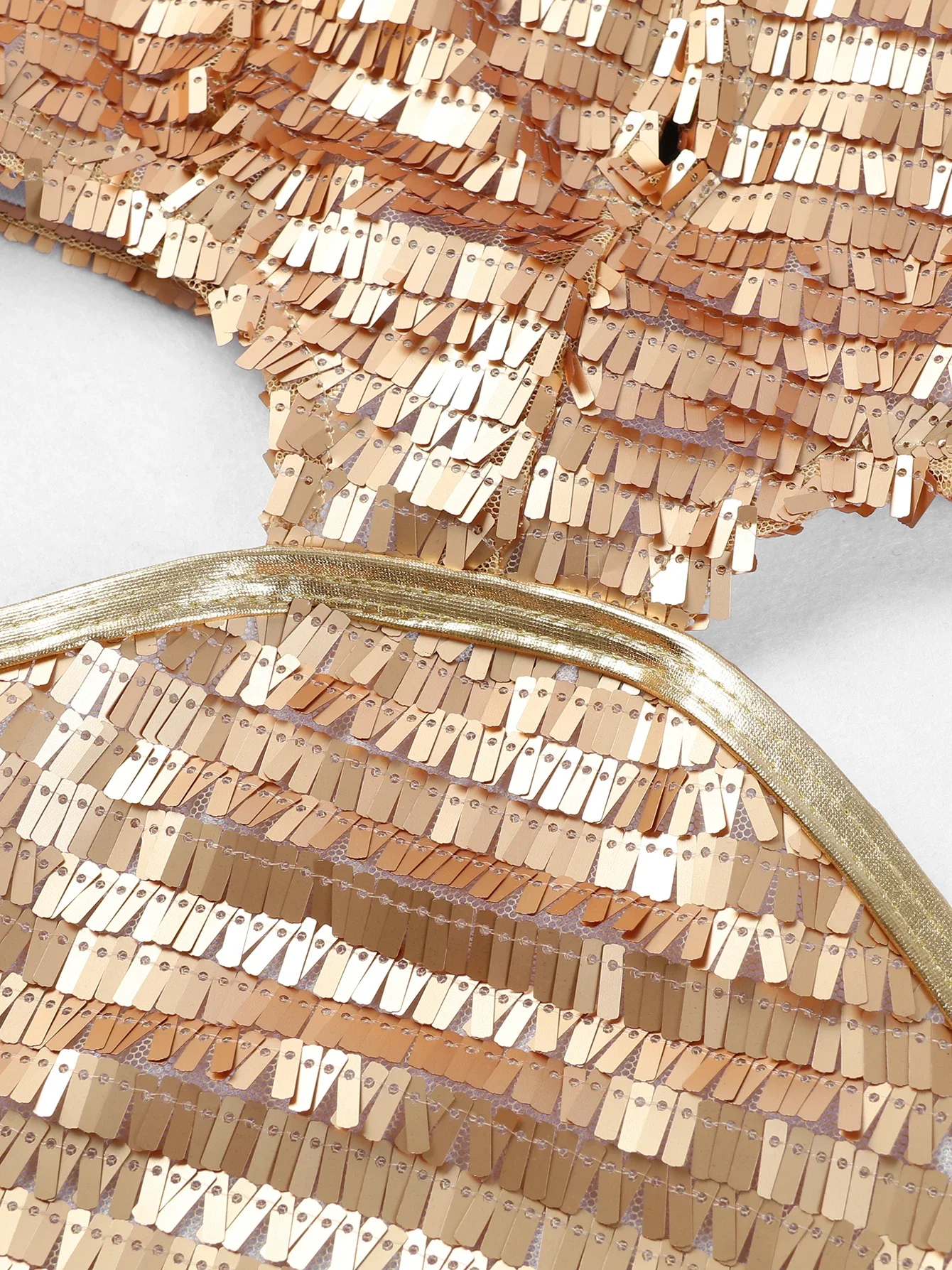 2025 nuevas mujeres atractivas Mini Vestidos de lentejuelas V profundo manga larga cintura desnuda recortado vestido de fiesta de verano Vestidos femeninos de noche