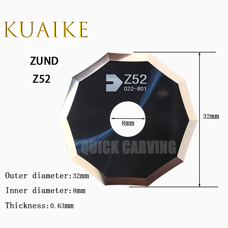 10 Stuks Zund Oscillerende Snijder Carbide Wolfraamblad Roterende Machine Snijgereedschap Router Mes Zund Z50 Z51 Z52 Z53