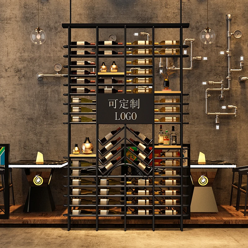 

Salon Holder Wine Cabinets Retail Modern Restaurant Bottle Wine Cabinets Club Liquor Cremalheira De Vinho Bussiness Accessories