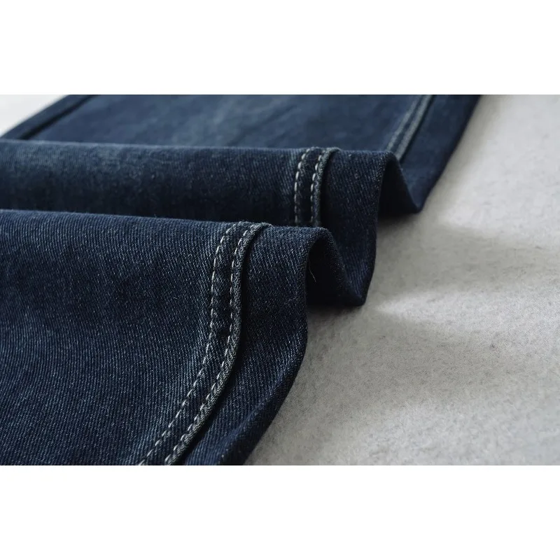 CharmChant Jeans larghi a vita alta blu scuro per donna Pantaloni casual da strada in cotone Cargo Autunno Inverno 2025 Novità in pantaloni in denim