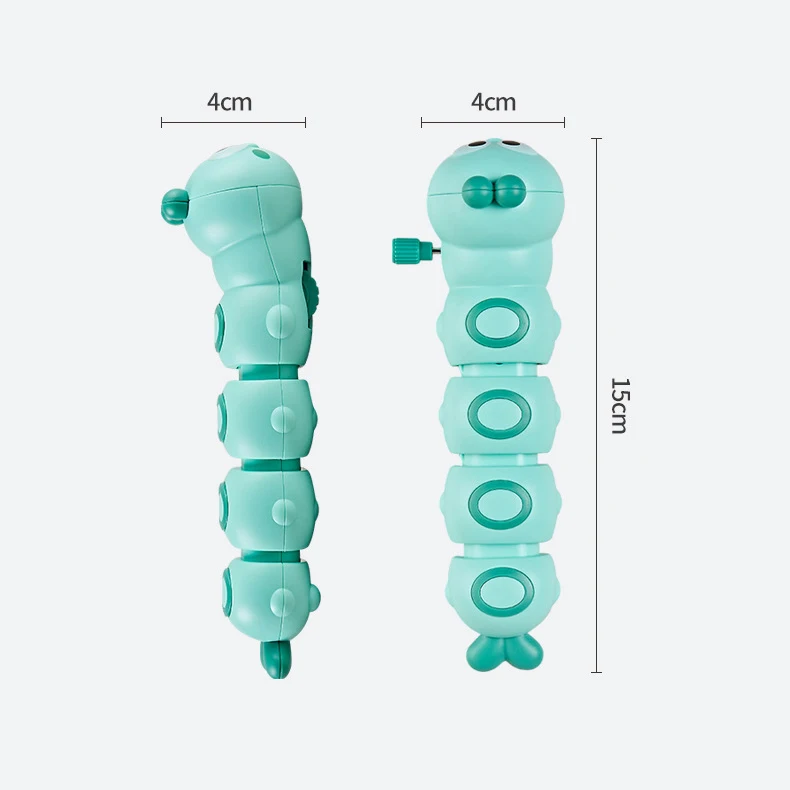 Uurwerk Rups Leuke Cartoon Dier Insect Uurwerk Swingende Kruipen Speelgoed Baby Kinderen Educatief Speelgoed