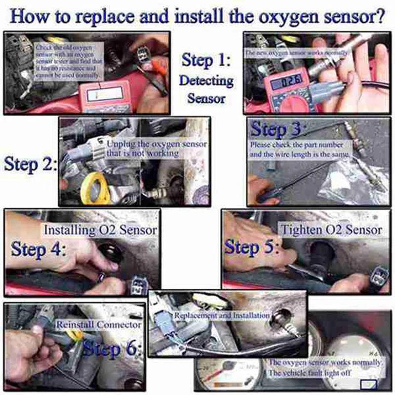 2X 0258006499 Lambda Probe O2 Oxygen Sensor Fit For Vauxhall Opel Astra G H Corsa C D Combo Meriva Corsavan Mk