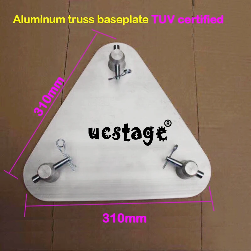 Truss Baseplate Fit F33 Triangle Trussing Aluminum Baseplate For Stage Lighting Truss