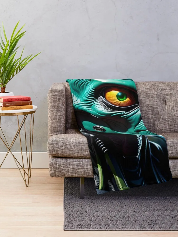 Tough Alien Throw Blanket Decorative Sofa cosplay anime Blankets