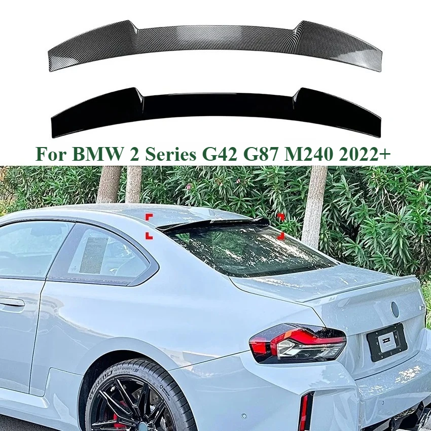 

Car Rear Trunk Roof Spoiler for BMW 2 Series G42 G87 M240 2022+ M2 Style Tail Wing Auto Aftermarket Parts Car Accessories